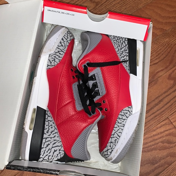 Jordan 3 retro unite fire red - Picture 1 of 3